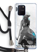 I will not feel a thing: Samsung Galaxy Note 10 Lite Transparant Hoesje met koord