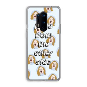 Hello: OnePlus 8 Pro Transparant Hoesje