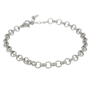 Kalli Schakel Armband Jasseron Zilver | 2599