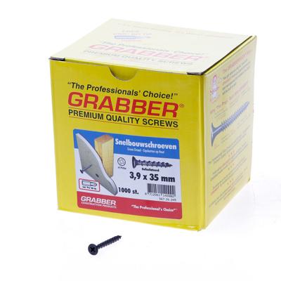 Grabber snelbouwschroef 3.9x 35 grof
