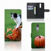 Nokia 8 Telefoonhoesje met Pasjes Kitten - thumbnail