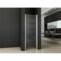 Wiesbaden Between Nisdeur - 600x2000x8mm - NANO - Helder Glas/Chroom