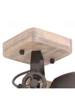 Mexlite Plafondlamp Gearwood 7968A Antraciet - thumbnail