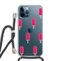 Waterijsje: iPhone 12 Pro Transparant Hoesje met koord