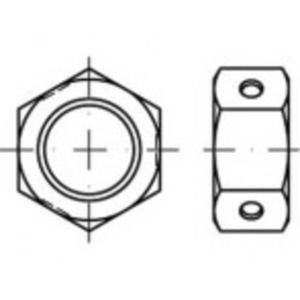 TOOLCRAFT TO-5444052 Zeskantmoeren M16 84032 Staal Galvanisch verzinkt 200 stuk(s)