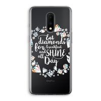 Diamonds: OnePlus 7 Transparant Hoesje Diamonds: OnePlus 7 Transparant Hoesje