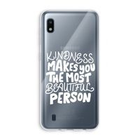 The prettiest: Samsung Galaxy A10 Transparant Hoesje