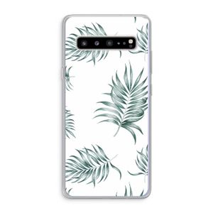 Simple leaves: Samsung Galaxy S10 5G Transparant Hoesje