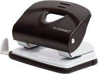 Q-CONNECT Light Duty perforator, metaal, 20 blad, zwart Q-CONNECT Light Duty perforator, metaal, 20 blad, zwart