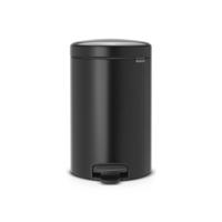 Brabantia NewIcon Pedaalemmer - 12 liter - kunststof binnenemmer - matt black 113741