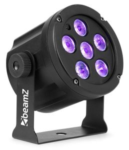 Retourdeal - BeamZ SlimPar30 blacklight Par spot met 6x 2W LED&apos;s