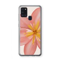 Pink Ellila Flower: Samsung Galaxy A21s Transparant Hoesje