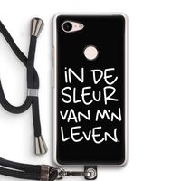 De Sleur: Pixel 3 Transparant Hoesje met koord