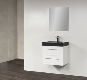 Badkamermeubel Exclusive Black Spirit 60 cm Wit