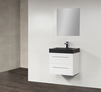 Badkamermeubel Exclusive Black Spirit 60 cm Wit