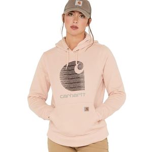 Carhartt Rain Defender C Logo Ash Rose Sweatshirt Dames