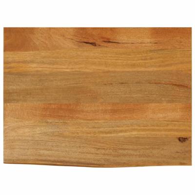 Tafelblad met natuurlijke rand 80x60x2,5 cm massief mangohout