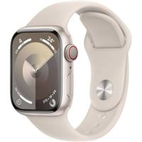 Apple Watch 9 Cell 41mm alu sterrenlicht sportband M/L - thumbnail