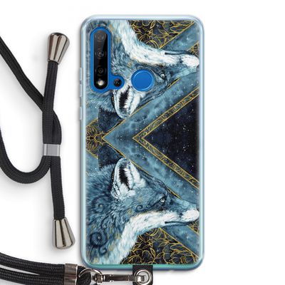 Golden Fox: Huawei P20 Lite (2019) Transparant Hoesje met koord
