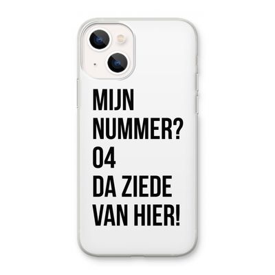 Da ziede van hier: iPhone 13 mini Transparant Hoesje