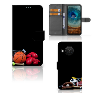 Nokia X10 | Nokia X20 Wallet Case met Pasjes Sports