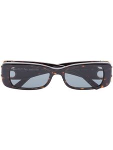 Balenciaga Eyewear lunettes de soleil à monture rectangulaire - Noir