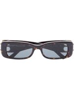 Balenciaga Eyewear lunettes de soleil à monture rectangulaire - Noir