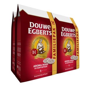 Douwe Egbert - Aroma Rood - 4x 54 pads