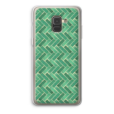 Moroccan tiles 2: Samsung Galaxy A8 (2018) Transparant Hoesje