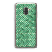 Moroccan tiles 2: Samsung Galaxy A8 (2018) Transparant Hoesje