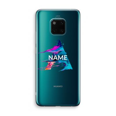 Abstract Spectrum: Huawei Mate 20 Pro Transparant Hoesje
