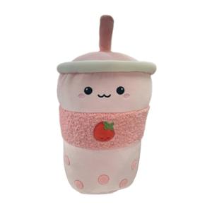 Miniso pluchen aardbei bubble tea
