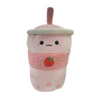 Miniso pluchen aardbei bubble tea