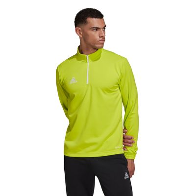 adidas Entrada 22 Trainingstrui 1/4-Zip Lichtgroen Wit