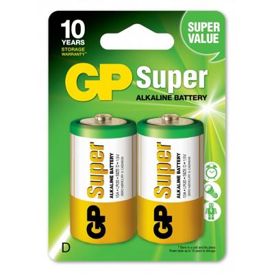 GP Batteries Super Alkaline 5501 huishoudelijke batterij Wegwerpbatterij D