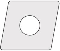 Dormer Pramet draaiwisselplaat tc100 | 10 stuk stuks