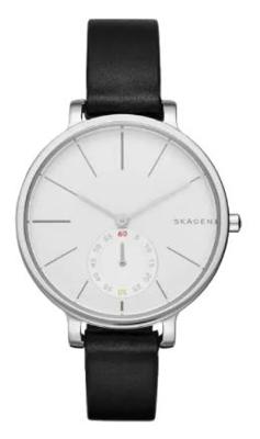 Horlogeband Skagen SKW2435 Leder Zwart 12mm