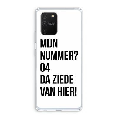 Da ziede van hier: Samsung Galaxy S10 Lite Transparant Hoesje