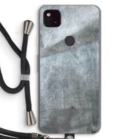 Grey Stone: Pixel 4a 5G Transparant Hoesje met koord