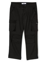 MSGM Kids pantalon droit à poches multiples - Noir