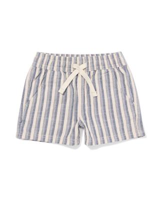 HEMA Baby Korte Broek Strepen Grijs (grijs)