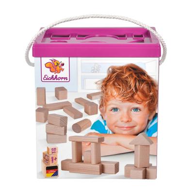 Eichhorn houten blokken, 50dlg.