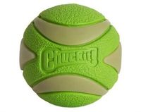 Chuckit max glow ultra squeekerbal groen (6 CM) - thumbnail