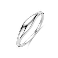 Gerhodineerde 925 Zilveren Ring - 4 mm Breed