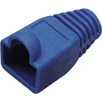 TRU COMPONENTS RJ45-connector Cat. 6A met knikbescherming 1582539 Knikbeschermingsmof Blauw 1 stuk(s) - thumbnail