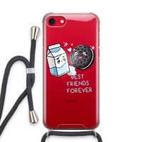 Best Friend Forever: iPhone SE 2020 Transparant Hoesje met koord
