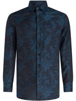 ETRO chemise à imprimé végétal - Bleu