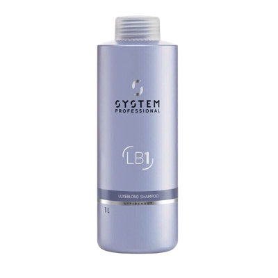 System Professional Luxeblond Shampoo 1000ml | Voor Blond Haar System Professional Luxeblond Shampoo 1000ml | Voor Blond Haar