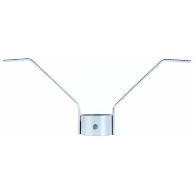 Stokhouder metaal 3,3 x 18,5 x 7,2 cm - voor bezemstelen van 30 mm breed