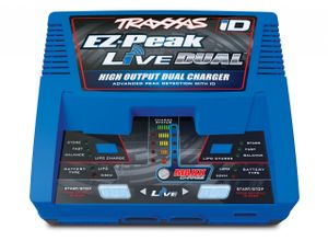 Charger, dual, EZ-Peak Live, 200W, NiMH/LiPo with iD Auto Battery Identification